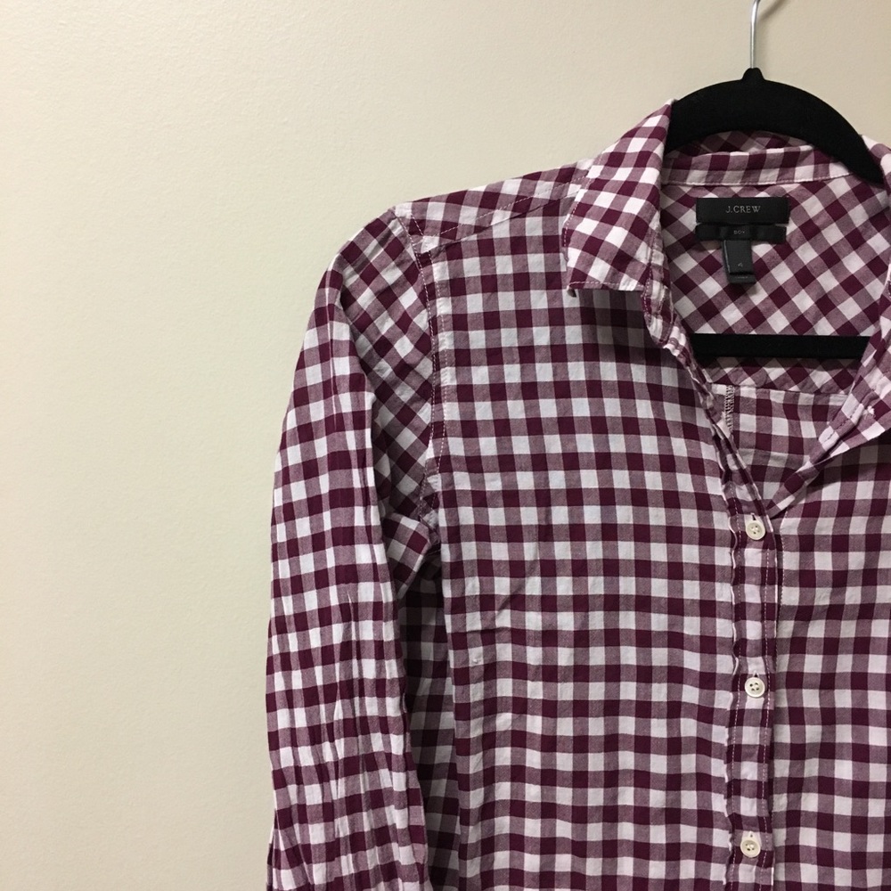 j.crew plaid shirt